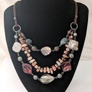 NWT Shell Statement Necklace Lifestyle Studios